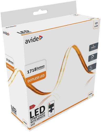 33W 4000K IP20 COB LED szalag szett 5M Avide