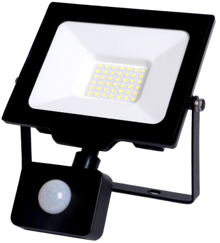 30W 6400K IP44 LED reflektor mozgásérzékelővel Avide