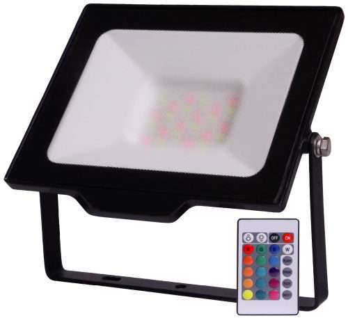 30W RGB IP65 LED reflektor IR távirányítóval Avide