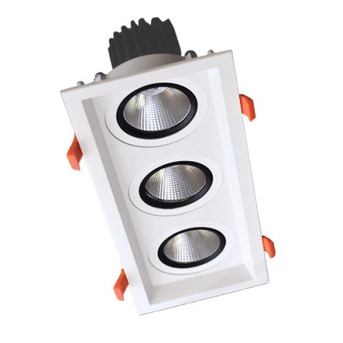 3X30W 3000K IP44 230V fehér LED mélysugárzó Elmark