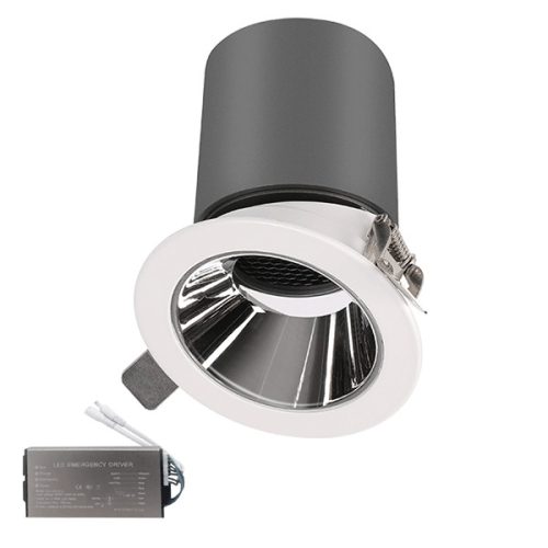 12W 3000K IP44 38° forgatható LED lámpatest inverterrel Elmark