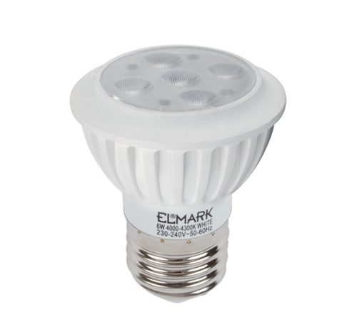 6W 4000-4300K E27 LED fényforrás Elmark