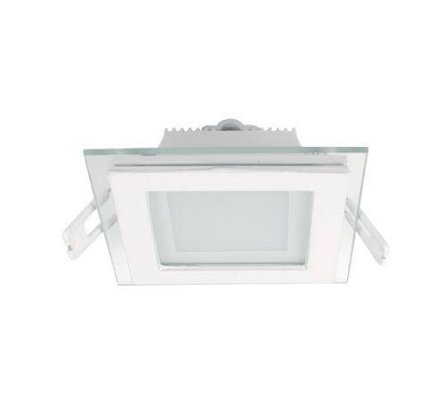 6W 4000K IP40 szögletes üveg LED panel Elmark