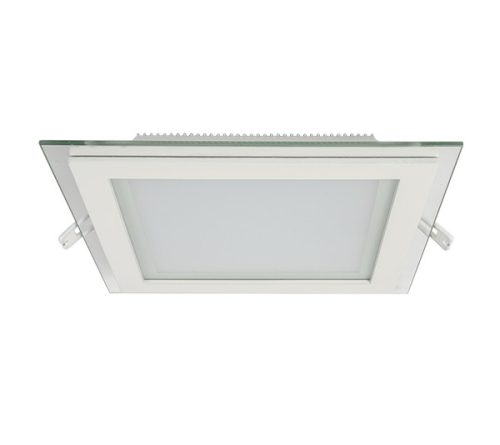 18W 2700K IP20 szögletes üveg LED panel Elmark