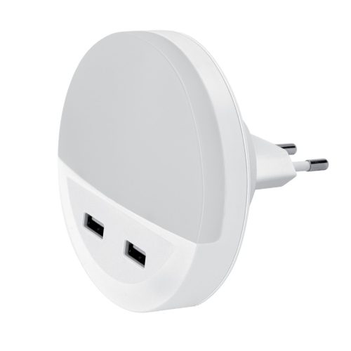  0,5W LED éjszakai fény + 2xUSB Elmark