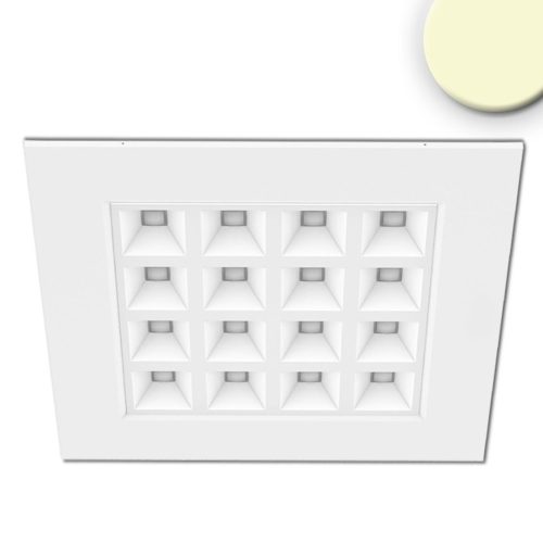 36W 3000K IP42 UGR<16 szögletes LED panel dimmelhető IsoLED