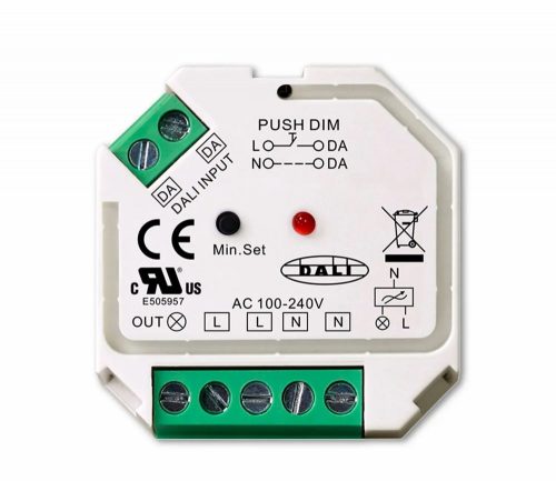 DALI-2 DT6 / Push fázisvágó dimmer dimmelheto 230V IsoLED