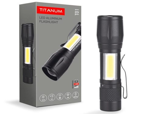 Hordozható 6500K LED zseblámpa Videx Titanium