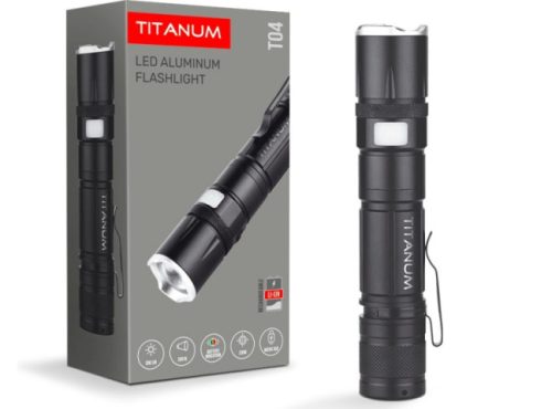 Hordozható LED zseblámpa 6500K Videx Titanium