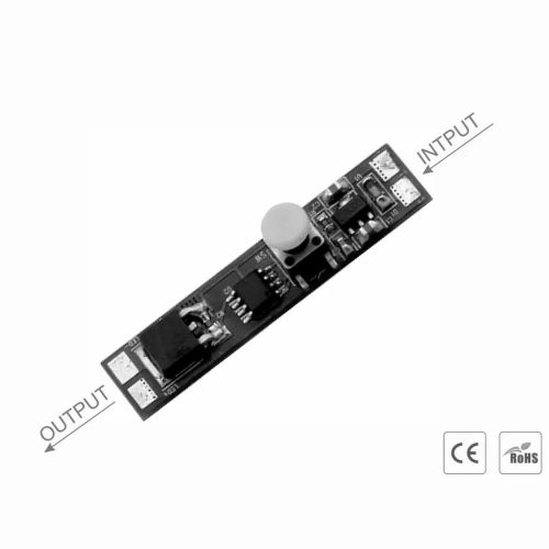 LED profil kapcsoló 12/24V 8A dimmer nyomógombos SlightLED